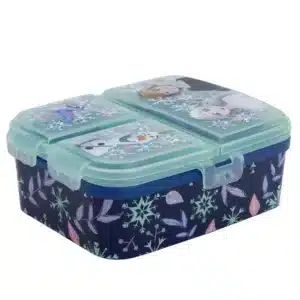 Xl Multi Comp Rectangular Lunch Box Frozen "Snowy Tale"