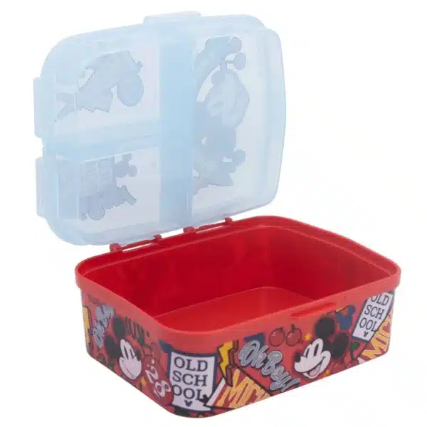 XL Multi Comp Rectangular Lunch Box Mickey "True Champions" - Image 2