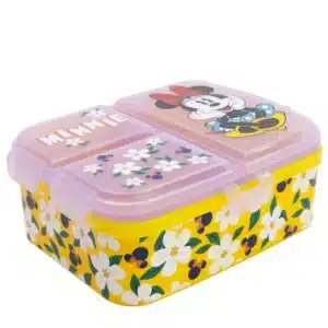 XL Multi Comp Rectangular Lunch Box Minnie Sunshine