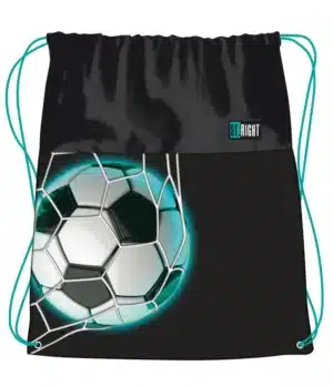 ST Right Drawstring Bag Neon Football