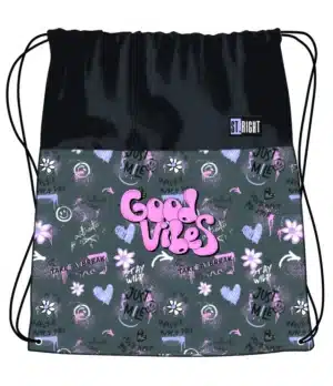 ST Right Drawstring Bag Good Vibes