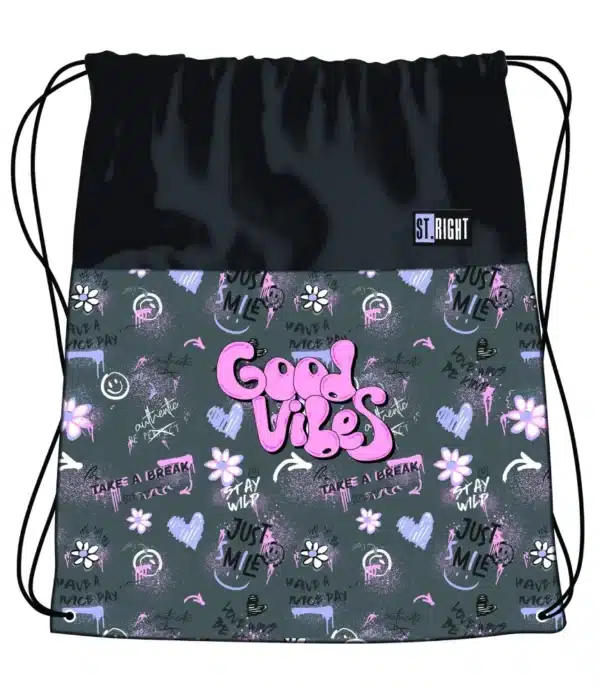ST Right Drawstring Bag Good Vibes - Eurocity