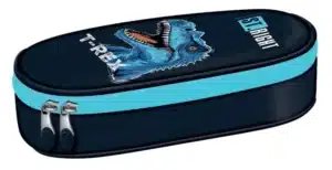 ST Right Pencil Case -  Blue T-rex