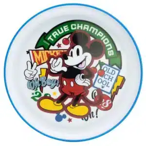 Non Slip Bicolor Premium Plastic Plate Mickey True Champions