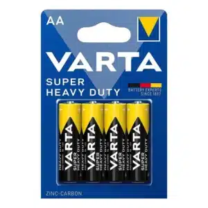 Pack of 4 Varta AA Superlife Batteries