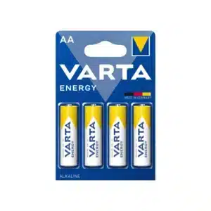 Varta Pack of 4 AA Alkaline Batteries