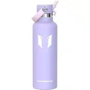 Super Sparrow FlipFlow™ Stainless Steel 750ml Bottle Sky Blue Light Purple