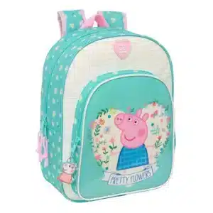 Small Backpack 34 cm Peppa Pig "Pretty Flowers"