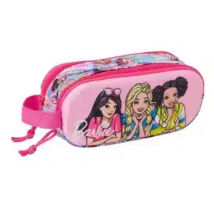 3d Double Pencil Case Barbie