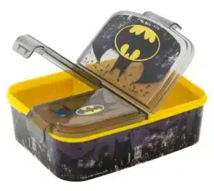 Multi Compartment Lunchbox Batman Symbol