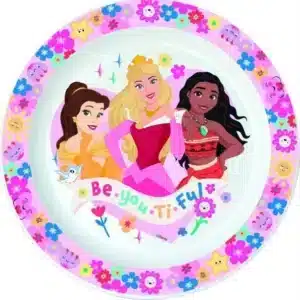 Kids Microwave Safe Plate Princess Beyoutiful