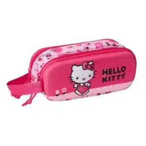 3d Double Pencil Case Hello Kitty