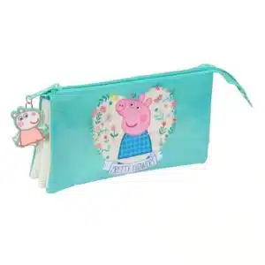 Triple Pencil Case Peppa Pig Pretty