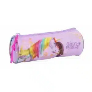 Round Pencil Case Unicorn Academy