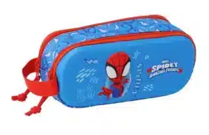 3d Double Pencil Case Spidey 3d