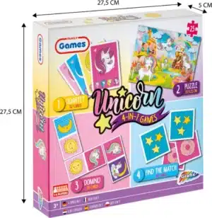 4-in-1 Games - Unicorn