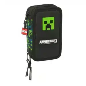 Triple Filled Pencil Case 37 Pieces Minecraft "TNT"