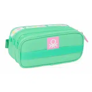 Big Triple Pencil Case Benetton Mint