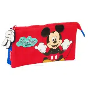 Triple Pencil Case Mickey Mouse Good Day