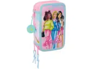 Triple Filled Pencil Case 37 Pcs. Barbie
