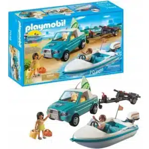 Playmobil Pickup with Speedboat