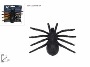 Halloween Black Spider 22x15cm