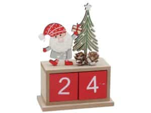 Santa Claus With Calendar 10.5x15cm