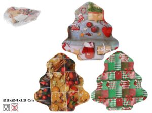 Decorative Confany Plastic Tree Tray 24x23x1.3cm