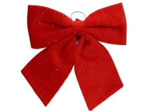 Christmas Bow 44x54cm Red