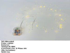 Outdoor Garland 50 Warm Microleds