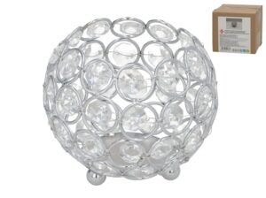 Silver Candle Holder 10x10x9cm