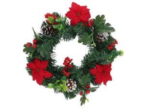Christmas Wreath Puria Crown 35cm Red