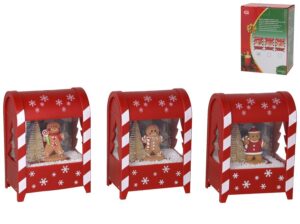 Musical Ginger Mailbox 6 Led 13.5x9.5x19cms