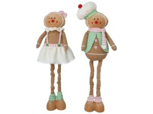 Extendable Gingerbread Figures  32x18x65cm