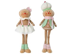 Gingerbread man Standing Figures  23x13x60cm
