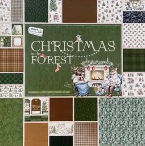 Christmas in the Forest - Design Pad Foil/Glitter 30,5x30,5cm, 24 sheets