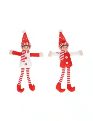 Sitting Jester Elf 2 Assorted models -  56 Cm