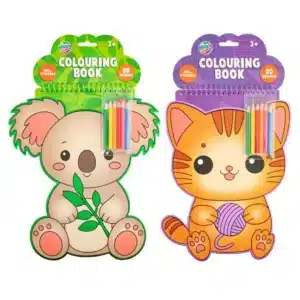 Animal Shaped Colouring Book, 30x22cm, 2 Assorted models