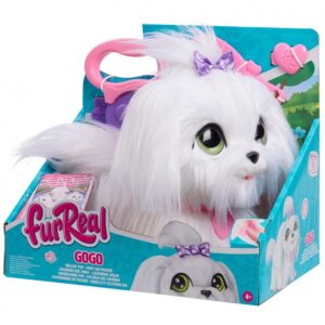 Just Play FurReal GoGo Walkin' Pup Interactive Plush Toy 9 Inch Walking with Sounds 14 Pieces
