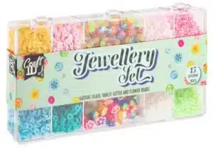 Jewellery set - Set of Coloured beads, 15 different beads