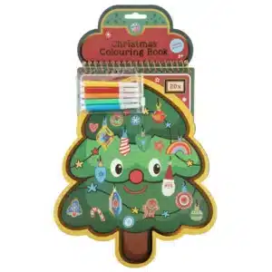 Christmas Shaped Colouring Book, 30cm, 20 Sheets