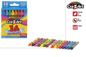 Cra-z-art-set of 16 Jumbo Plastic Colours