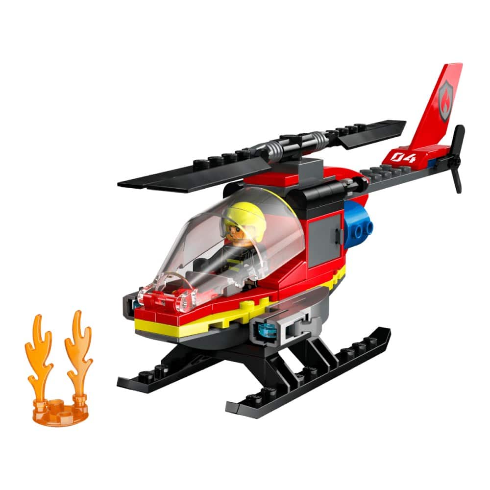 Lego 60411 City Fire Rescue Helicopter 85 Pieces - Image 3