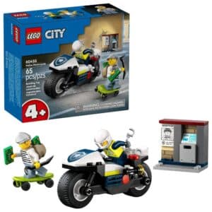 Lego 60455 City Police Motorcycle Chase 65 Pcs