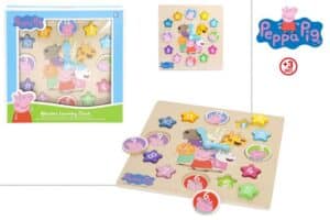 Peppa Pig Wooden Clock