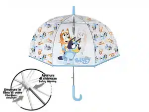 Dome Transparent Umbrella Bluey