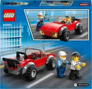 LEGO City Police Bike Car Chase Toy with Racing Vehicle & Motorbike Toys for 5 Plus Year Olds, Kids Gift Idea, Set featuring 2 Officer Minifigures