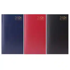 Diary 2026 Slim Plain Assorted Colours