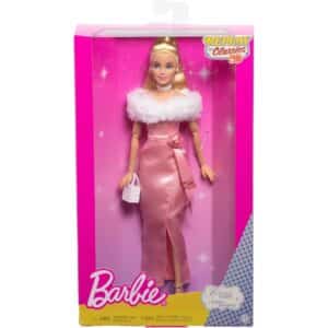 Barbie Enchanted Evening Fashion Doll in Pink Dress, Mattel Replay The Classics Collection