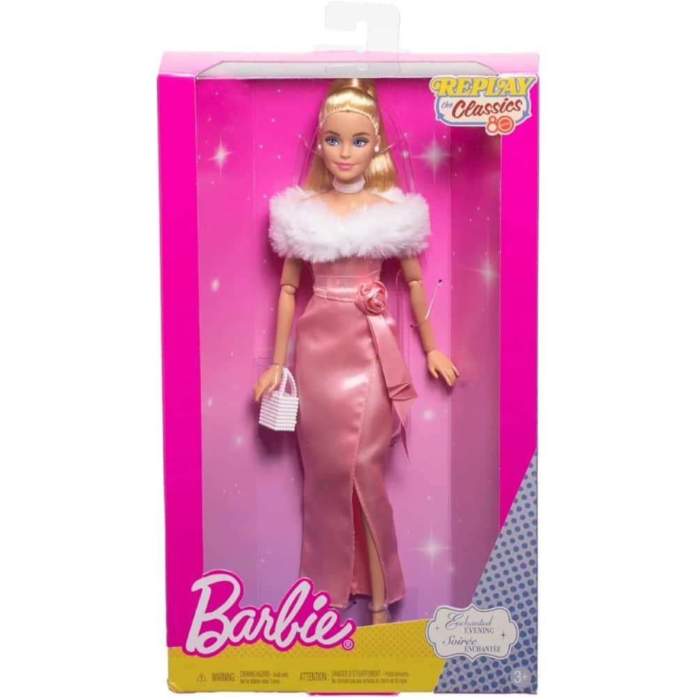 Barbie Enchanted Evening Fashion Doll in Pink Dress, Mattel Replay The  Classics Collection - Eurocity